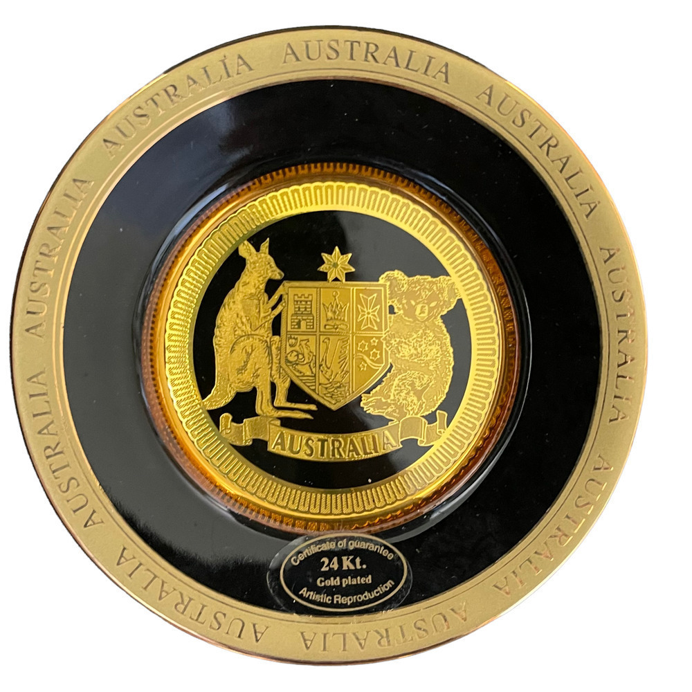 AUSTRALIA 6 inch 24K gold plate